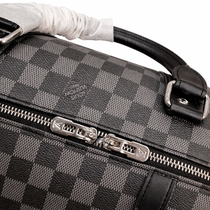 Louis Vuitton Damier Graphite Travel Bag – Black Checkered