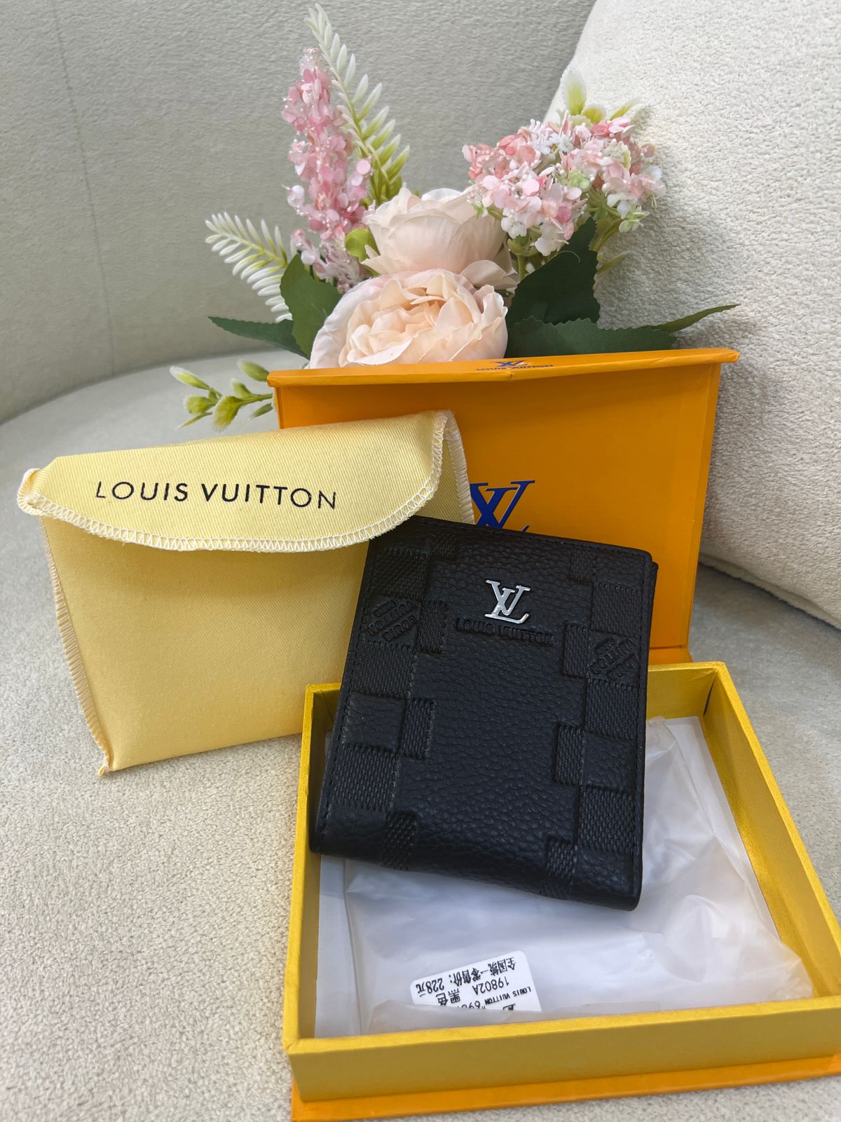 Louis Vuitton Damier Leather Wallet Style