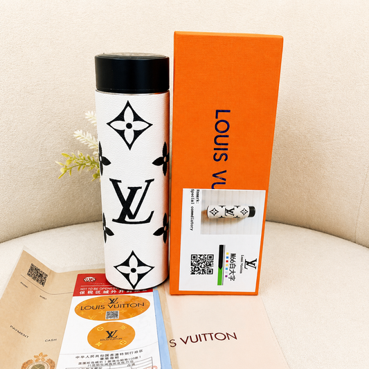 Louis Vuitton Giant Monogram White Insulated Smart Temperature Water Bottle