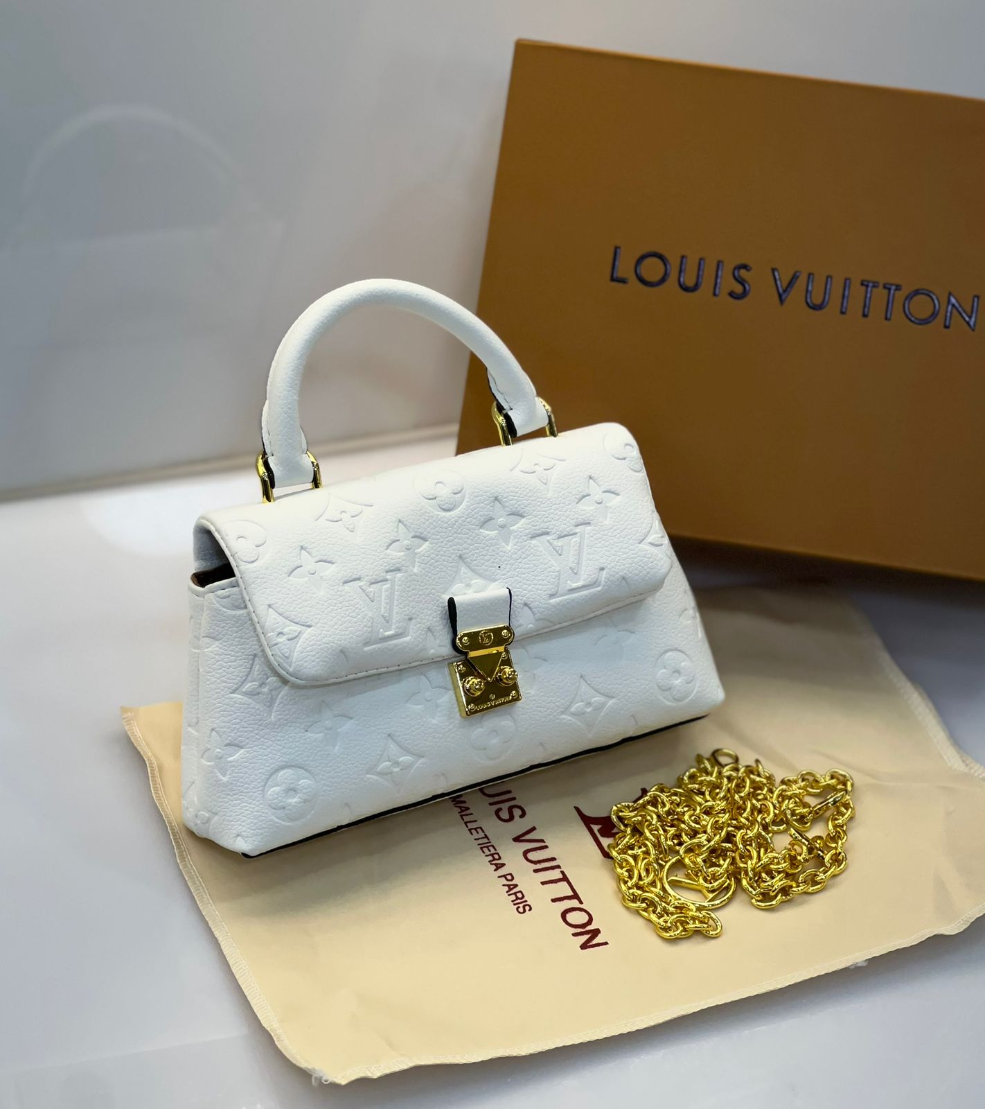 Louis Vuitton Madeleine MM Monogram Empreinte Leather