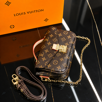 Louis Vuitton Mini Pochette Trunk Style Shoulder Bag