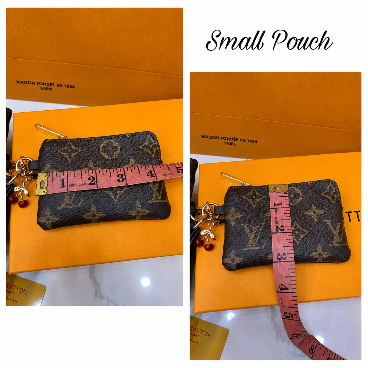 Louis Vuitton Monogram Canvas Wristlet Pouch Set