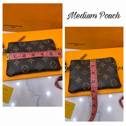 Louis Vuitton Monogram Canvas Wristlet Pouch Set