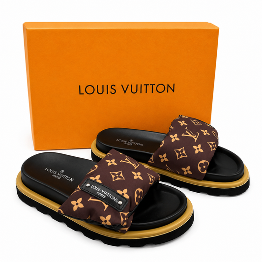 Louis Vuitton Monogram Comfort Slide Sandals