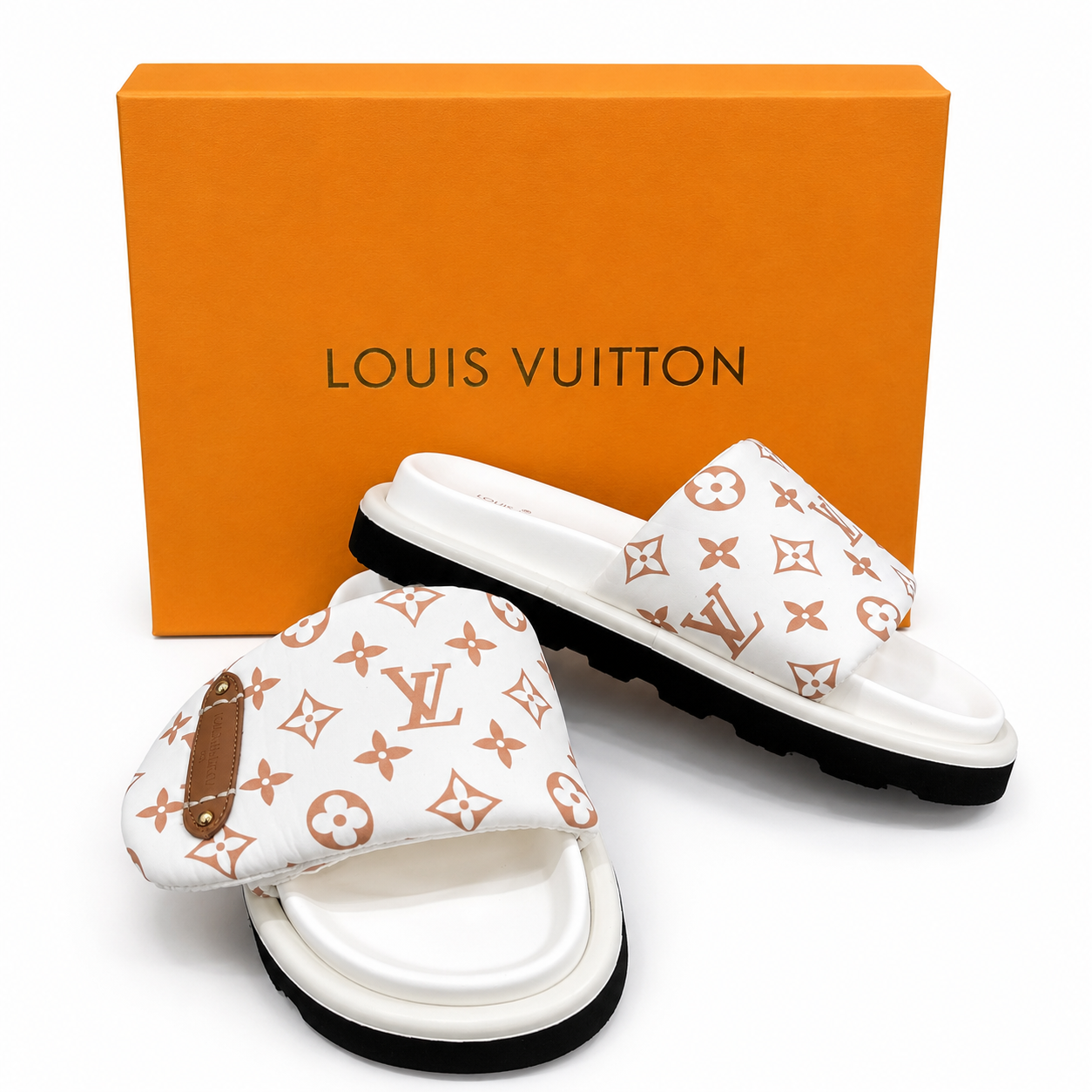 Louis Vuitton Monogram Comfort Slide Sandals