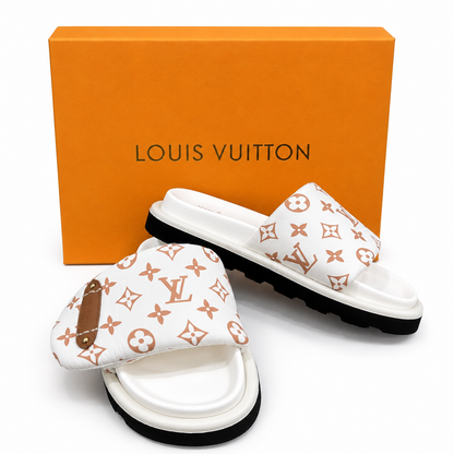 Louis Vuitton Monogram Comfort Slide Sandals