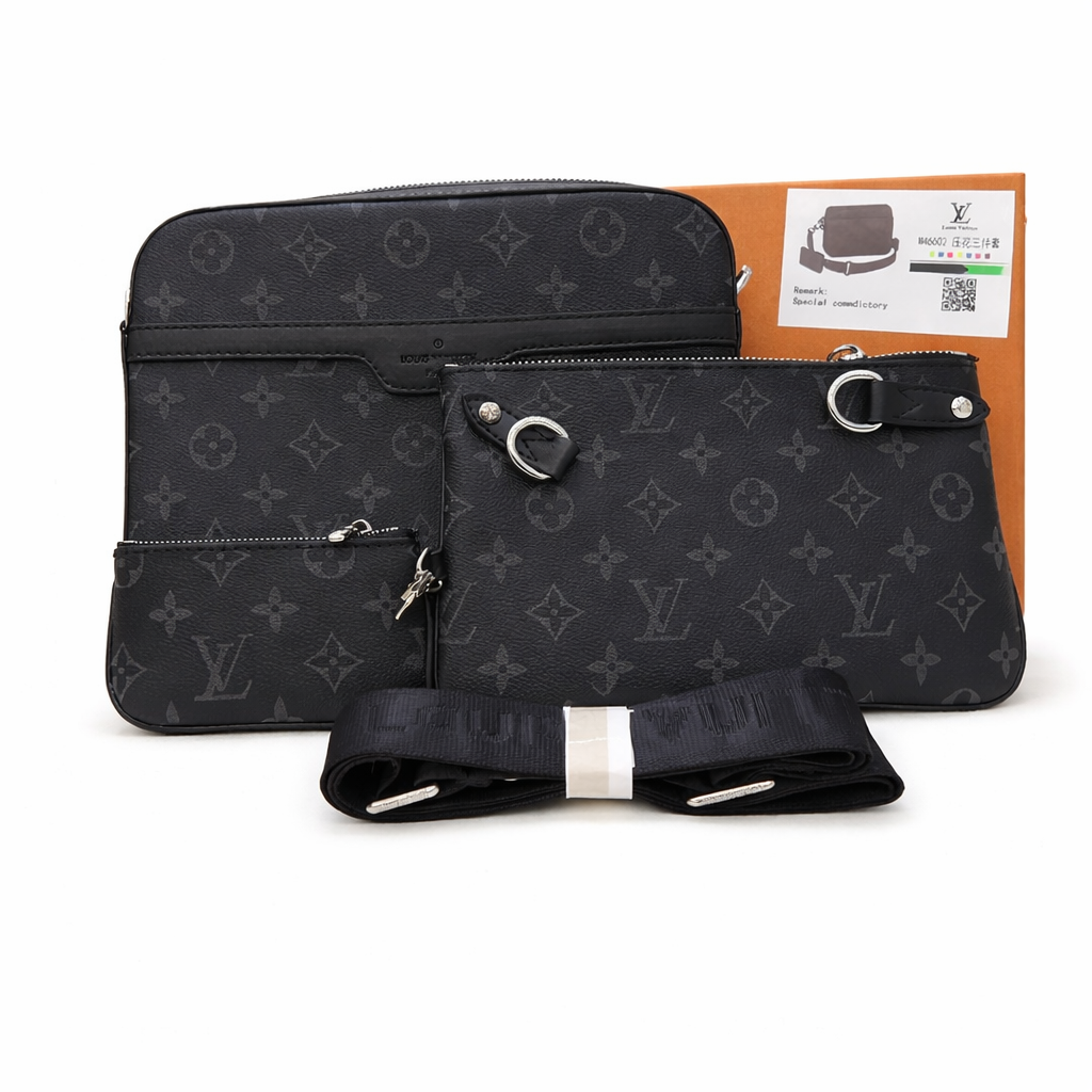 Louis Vuitton Trio Messenger Bag Monogram Eclipse
