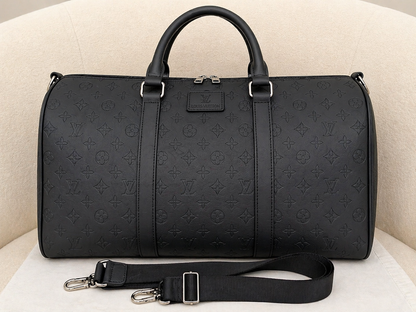 Louis Vuitton Monogram Embossed Leather Duffle Bag