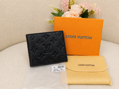 Louis Vuitton Monogram Embossed Premium Leather Bifold Wallet