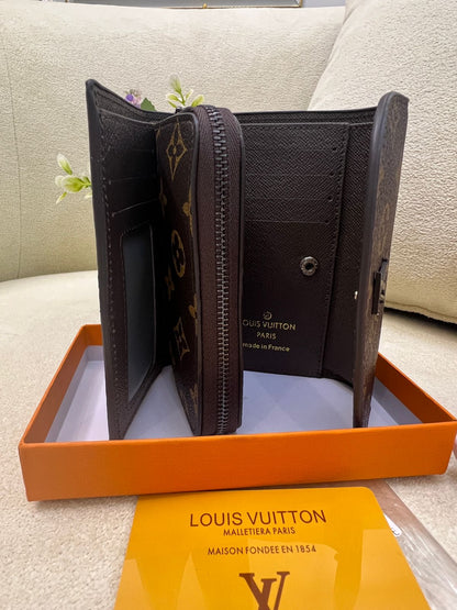 Louis Vuitton Monogram Flap Wallet Style
