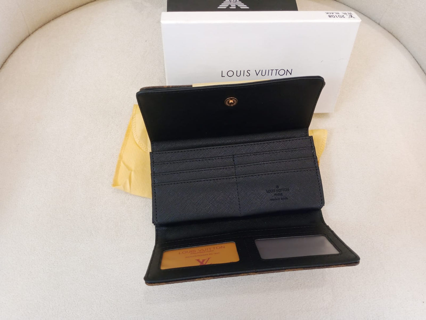Louis Vuitton Monogram Flap Wallet with LV Lock
