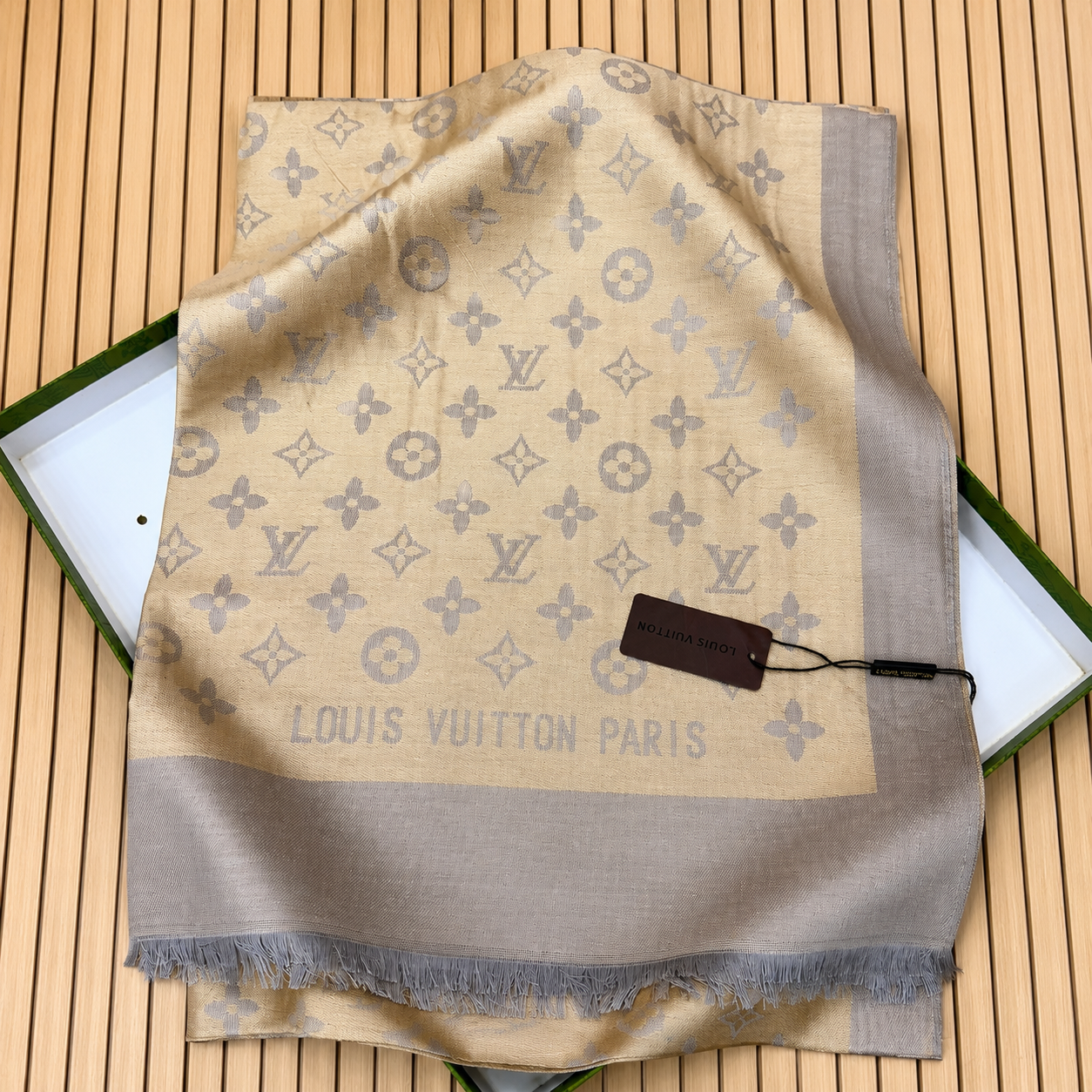 Louis Vuitton Monogram Silk Shawl