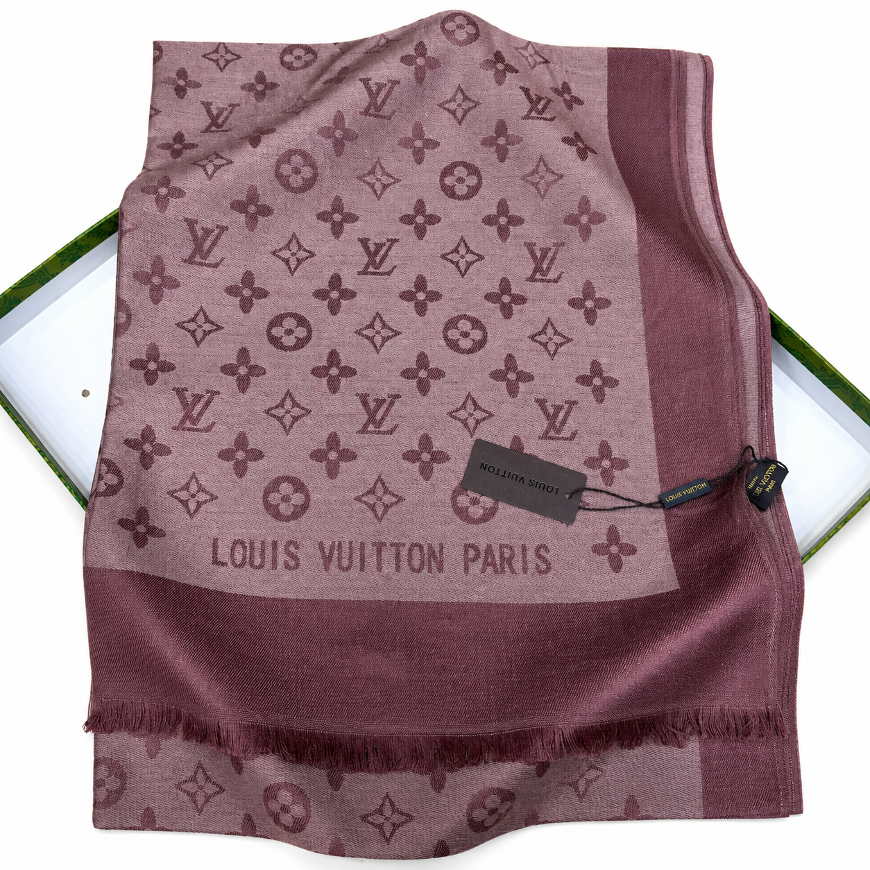 Louis Vuitton Monogram Silk Shawl