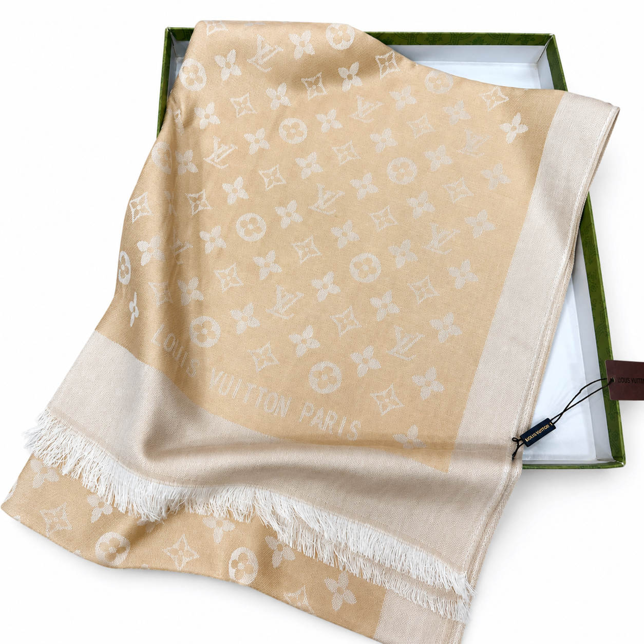 Louis Vuitton Monogram Silk Shawl
