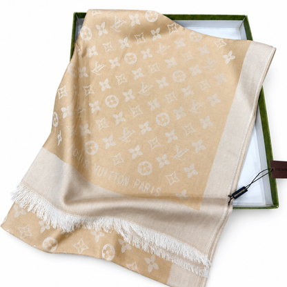 Louis Vuitton Monogram Silk Shawl