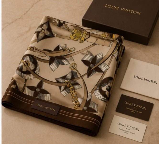 Louis Vuitton Monogram Silk Square Stole
