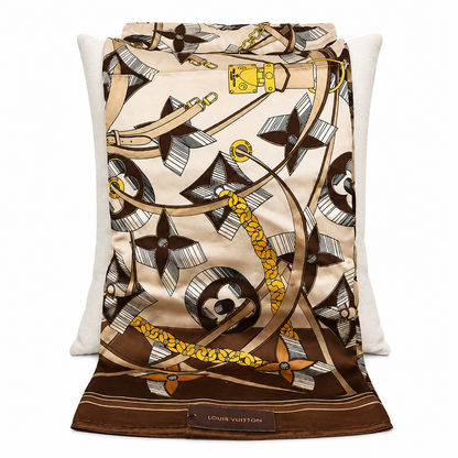 Louis Vuitton Monogram Silk Square Scarf