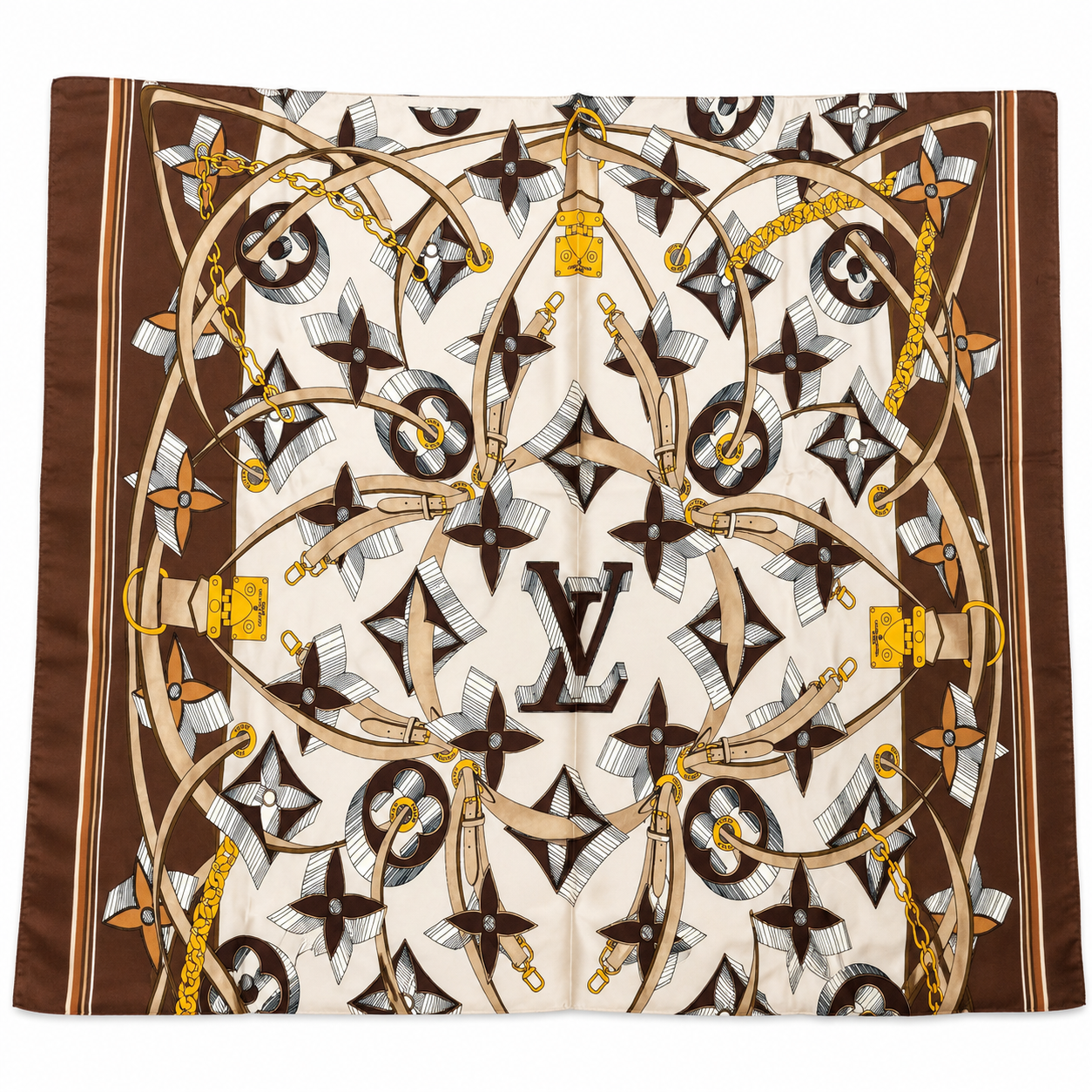 Louis Vuitton Monogram Silk Square Scarf