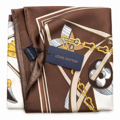 Louis Vuitton Monogram Silk Square Scarf