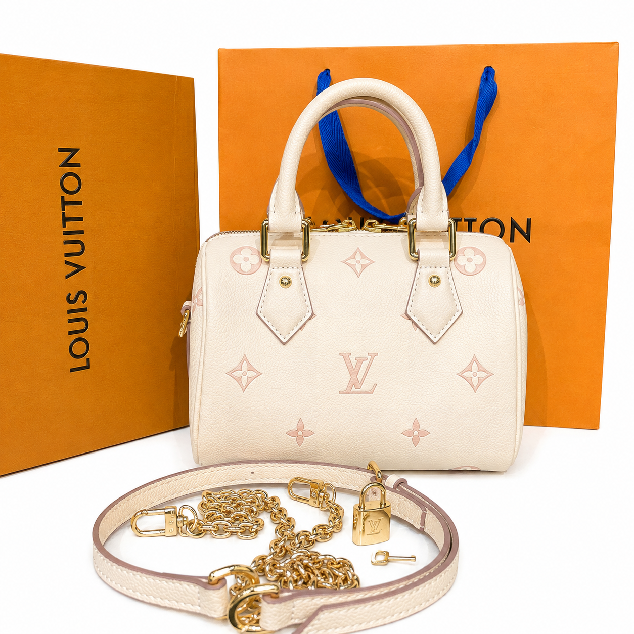 Louis Vuitton Monogram Speedy Mini Boston Bag