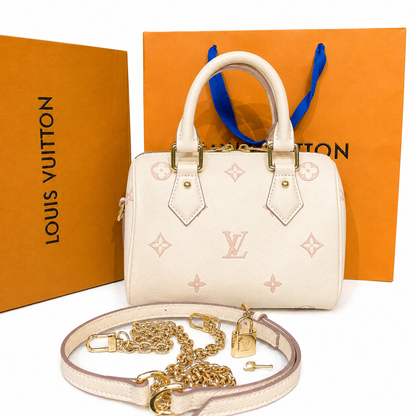 Louis Vuitton Monogram Speedy Mini Boston Bag