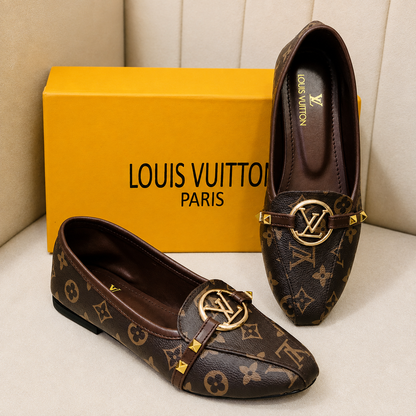 Louis Vuitton Monogram Statement Buckle Loafers