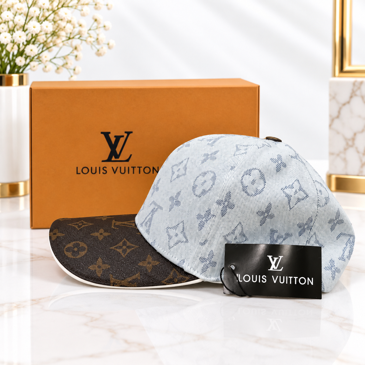 Louis Vuitton Monogram Two-Tone Baseball Cap