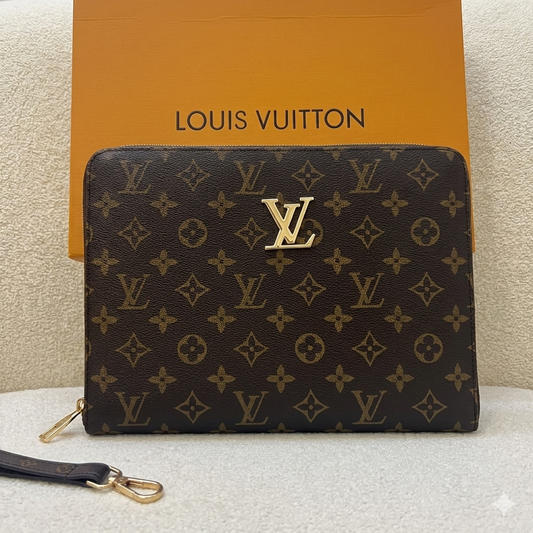Louis Vuitton Monogram Zip Clutch