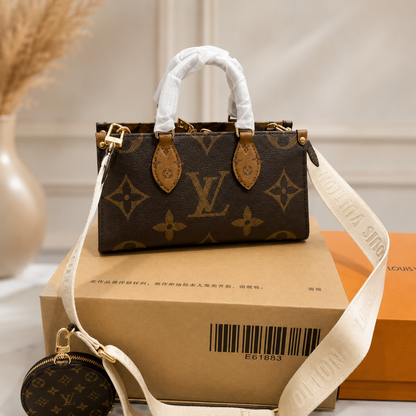 Louis Vuitton OnTheGo East West Chain Monogram Reverse Canvas