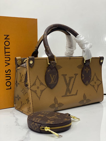 Louis Vuitton OnTheGo East West Chain Monogram Reverse Canvas