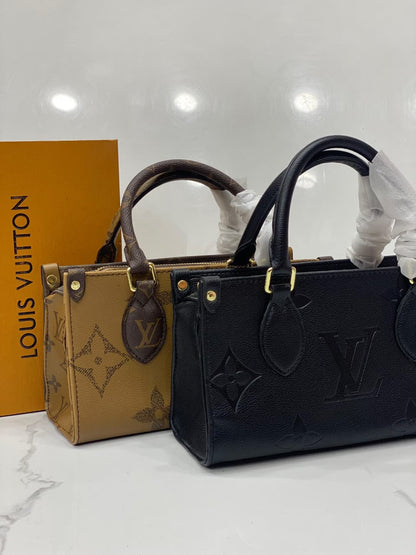Louis Vuitton OnTheGo East West Chain Monogram Reverse Canvas