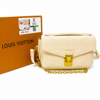 Louis Vuitton Pochette Métis Monogram Empreinte Crossbody Bag