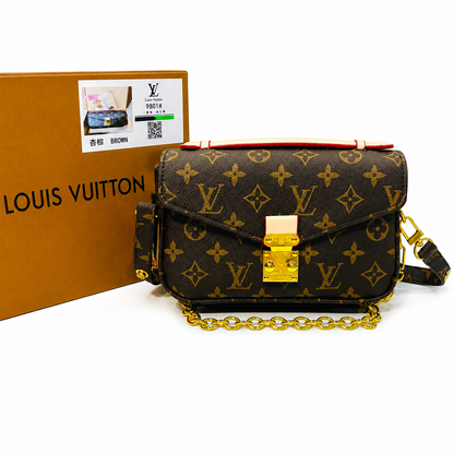 Louis Vuitton Pochette Métis Monogram Empreinte Crossbody Bag