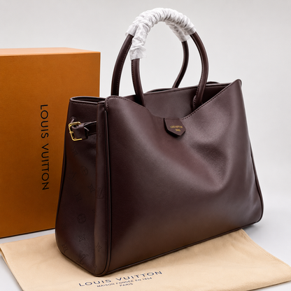 Louis Vuitton Soft Leather Carryall Tote Bag