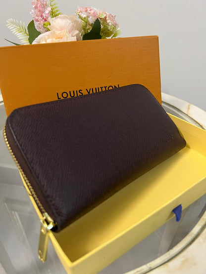 Louis Vuitton Textured Zip Wallet Style