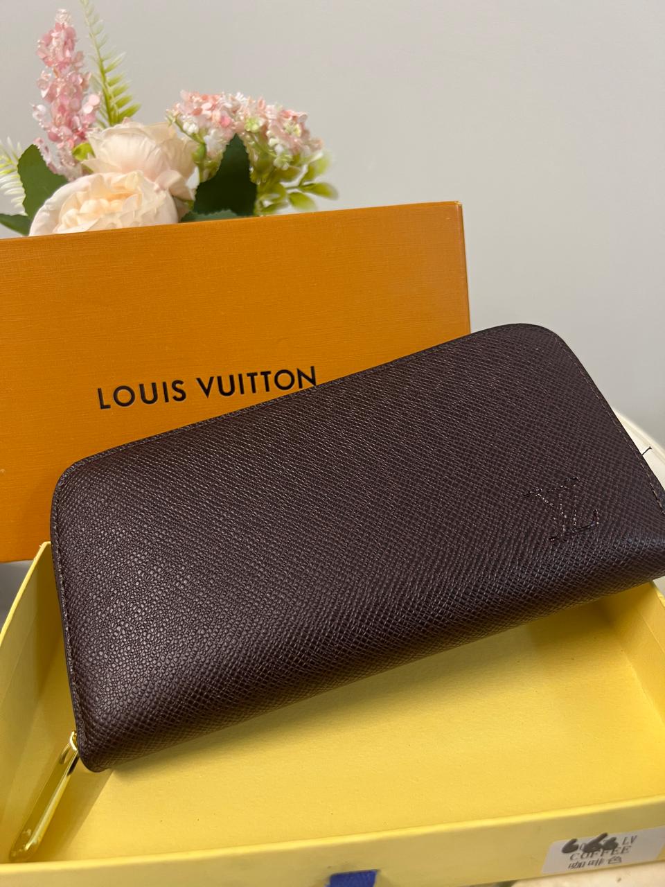 Louis Vuitton Textured Zip Wallet Style