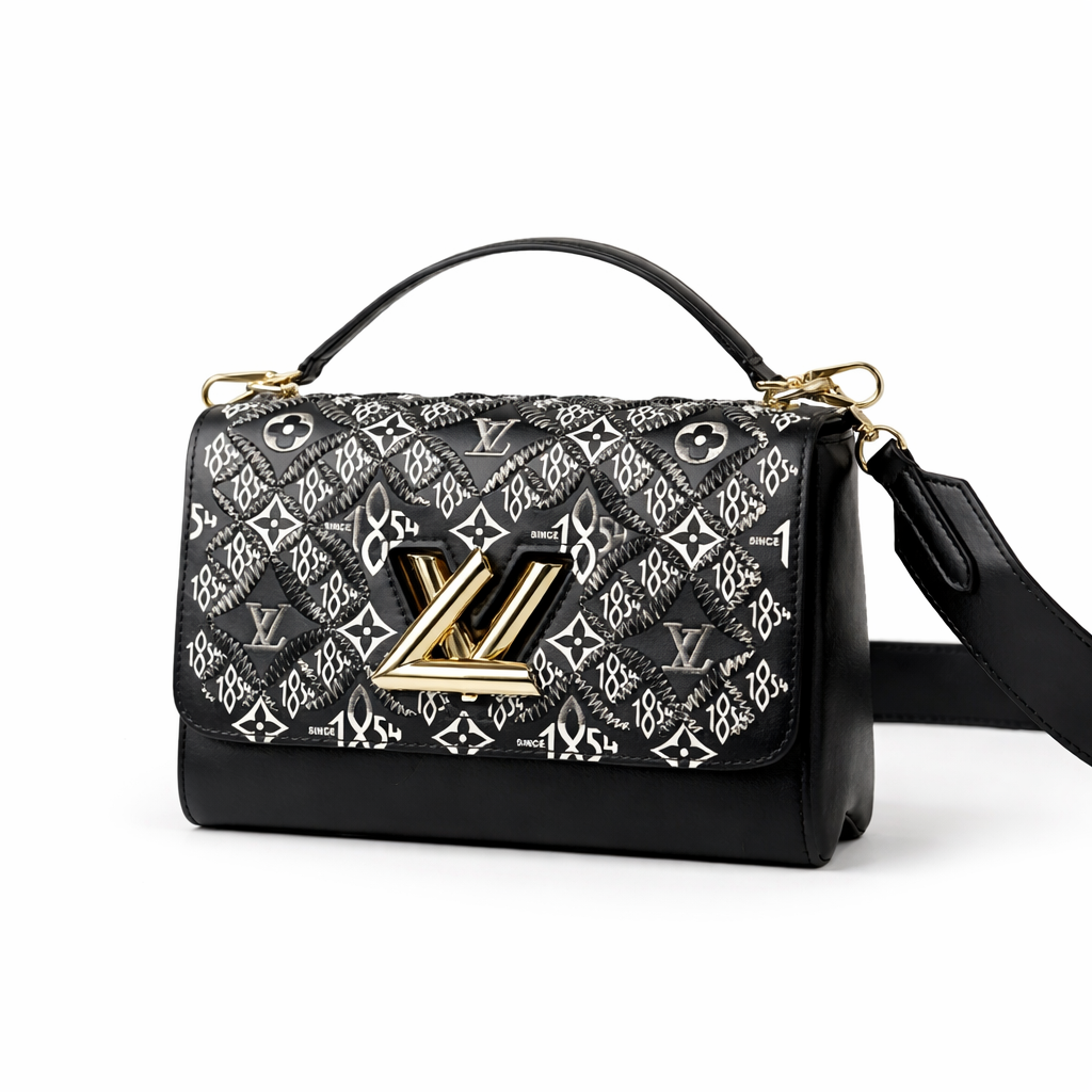 Louis Vuitton Twist Quilted Monogram Shoulder Bag