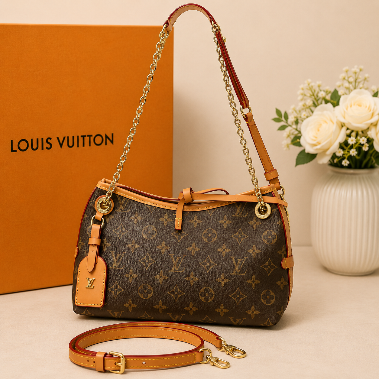 Louis Vuitton x Takashi Murakami CarryAll PM bag