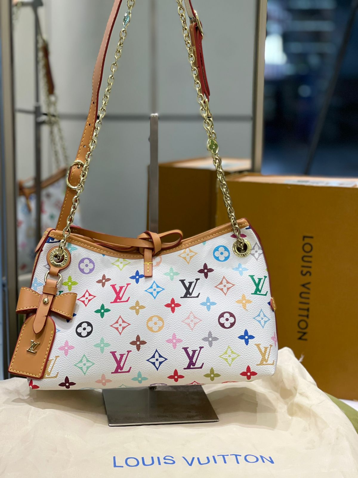Louis Vuitton x Takashi Murakami CarryAll PM bag
