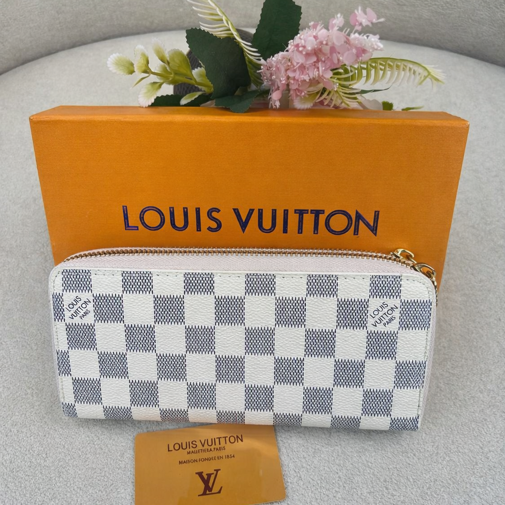Louis Vuitton Damier Azur Zipper Wallet Style