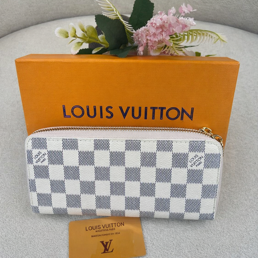 Louis Vuitton Damier Azur Zipper Wallet Style