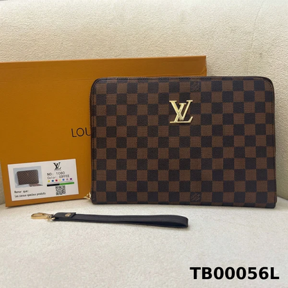 Louis Vuitton Damier Ebene Zip Clutch