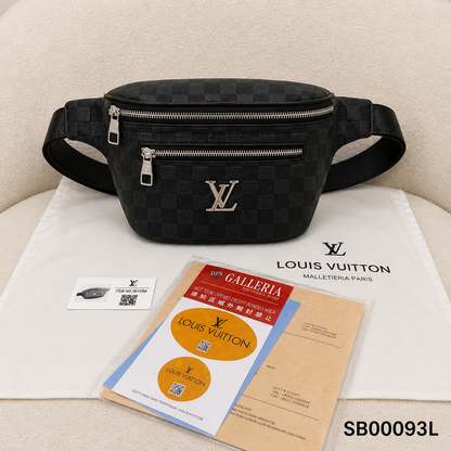 Louis Vuitton Damier Graphite Belt Bag (LV Logo)