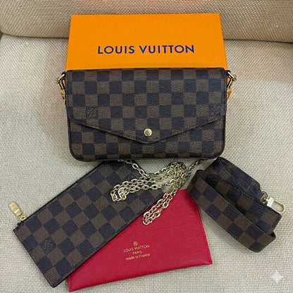 Louis Vuitton Félicie Pochette Monogram Chain Bag