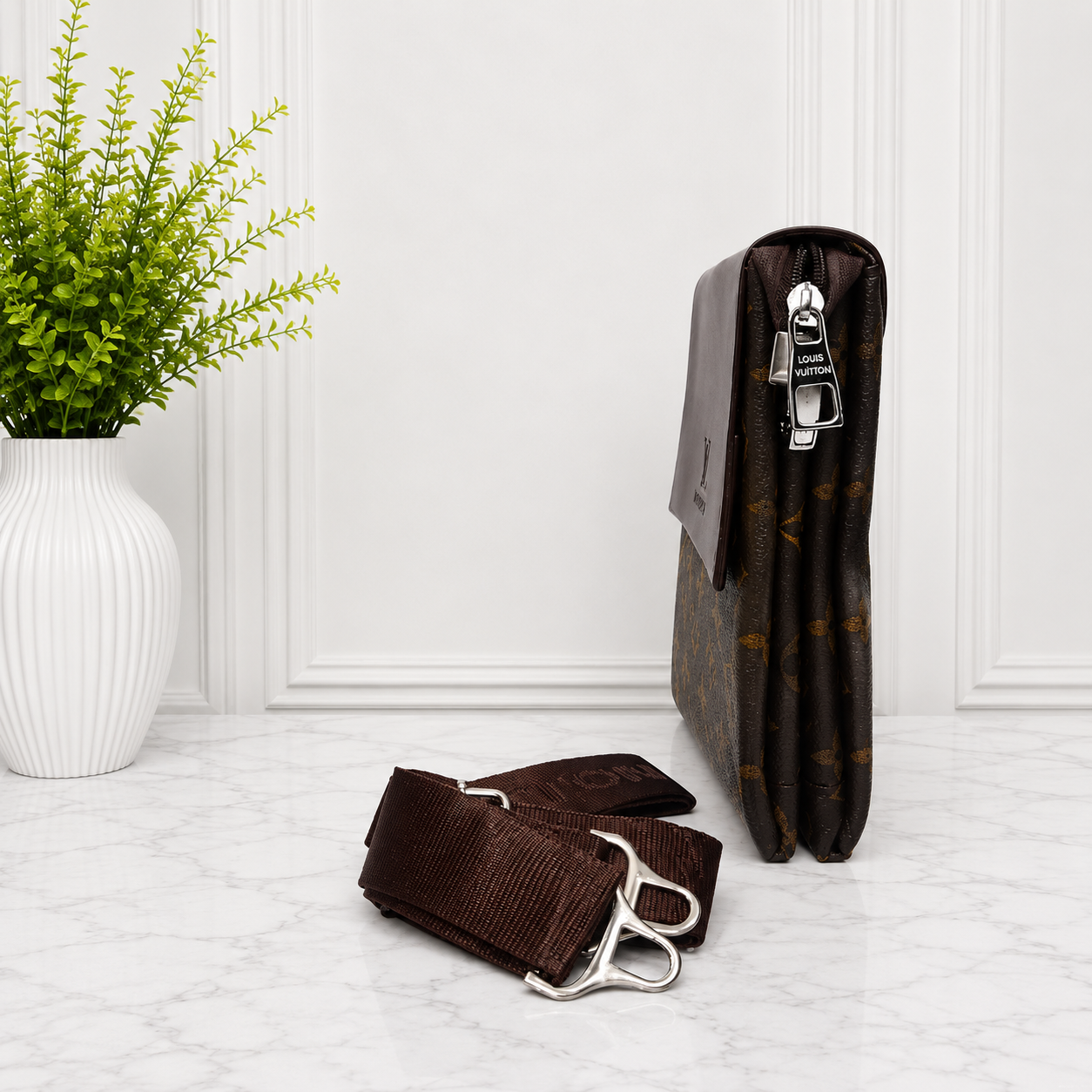 Louis Vuitton Monogram Eclipse Messenger Bag
