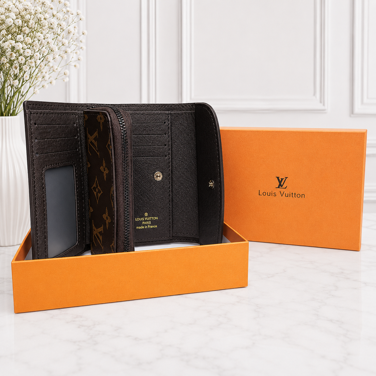 Louis Vuitton Monogram Flap Wallet Style