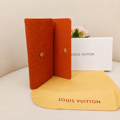Louis Vuitton Monogram Flap Wallet with LV Lock