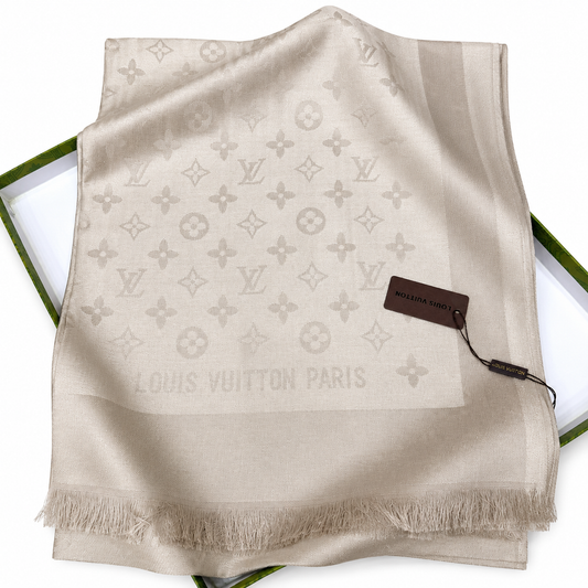 Louis Vuitton Monogram Silk Shawl