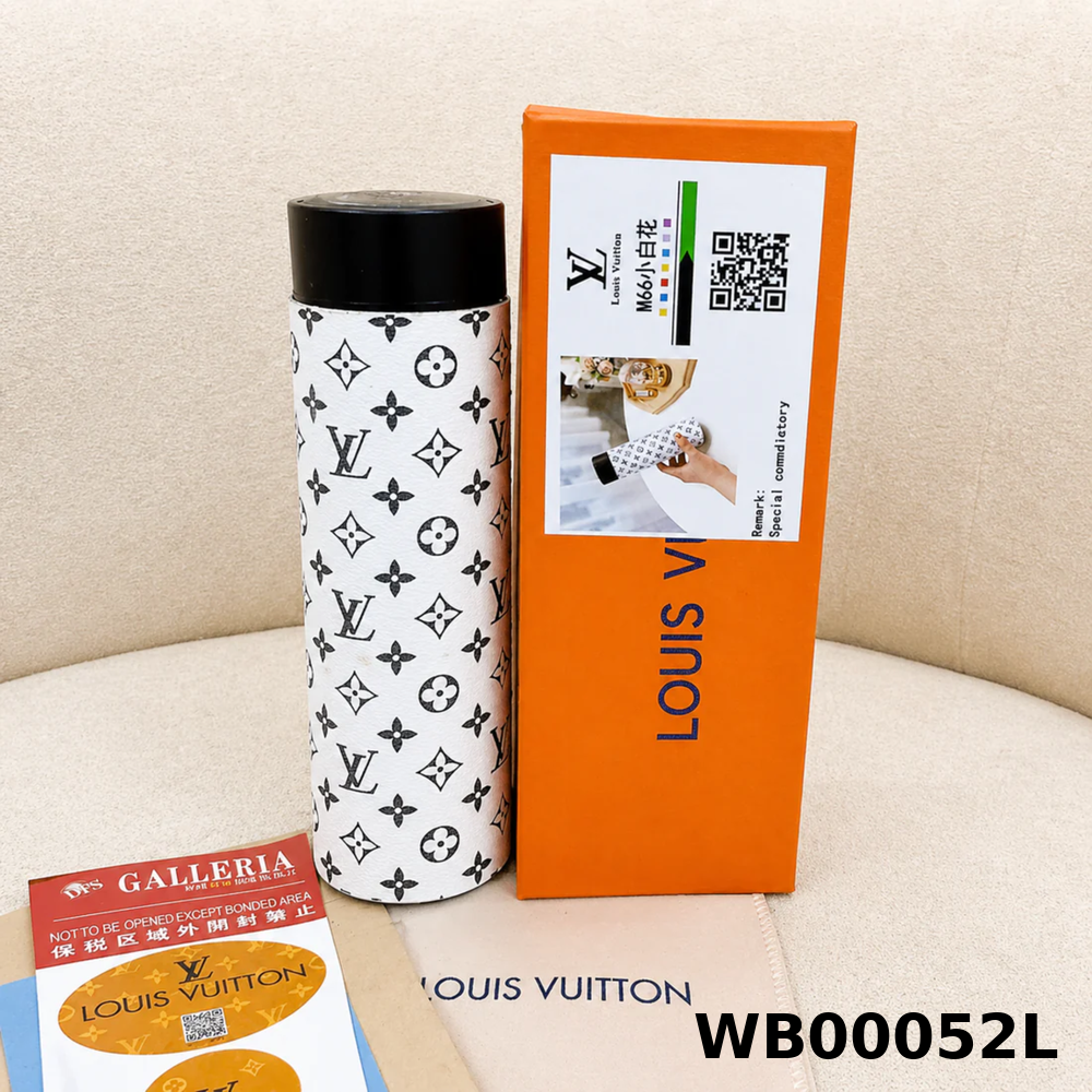 Louis Vuitton Monogram White Insulated Smart Temperature Water Bottle
