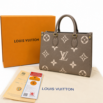 Louis Vuitton Onthego MM Monogram Empreinte Leather